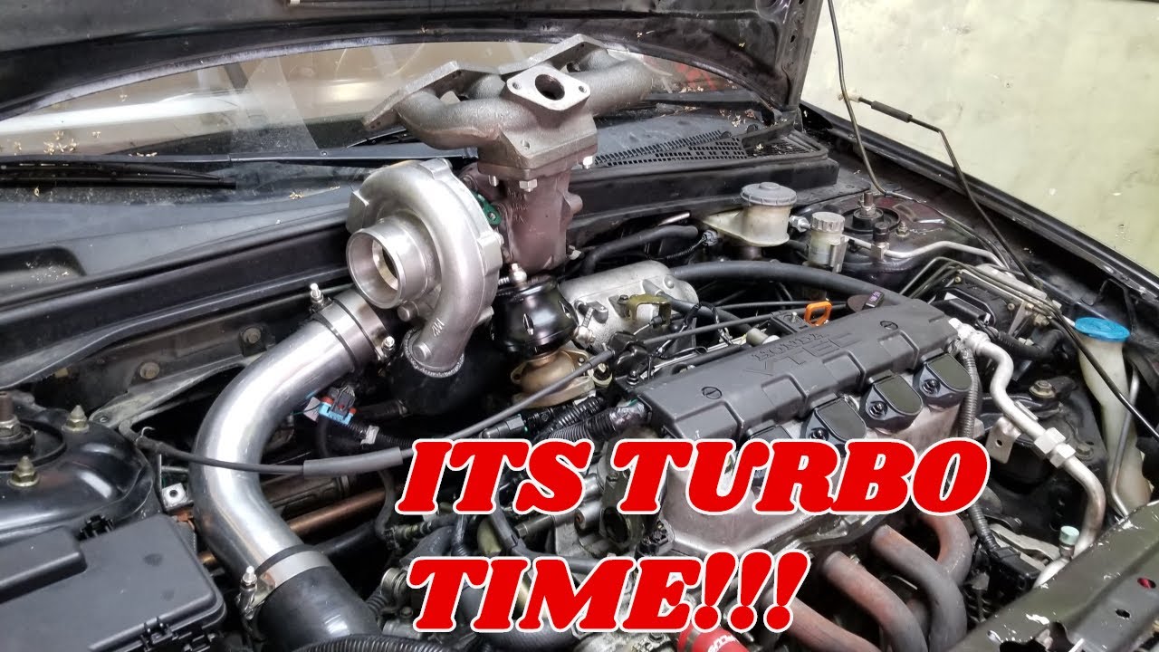 Turbo gets installed on the eBay EM2 and first start up