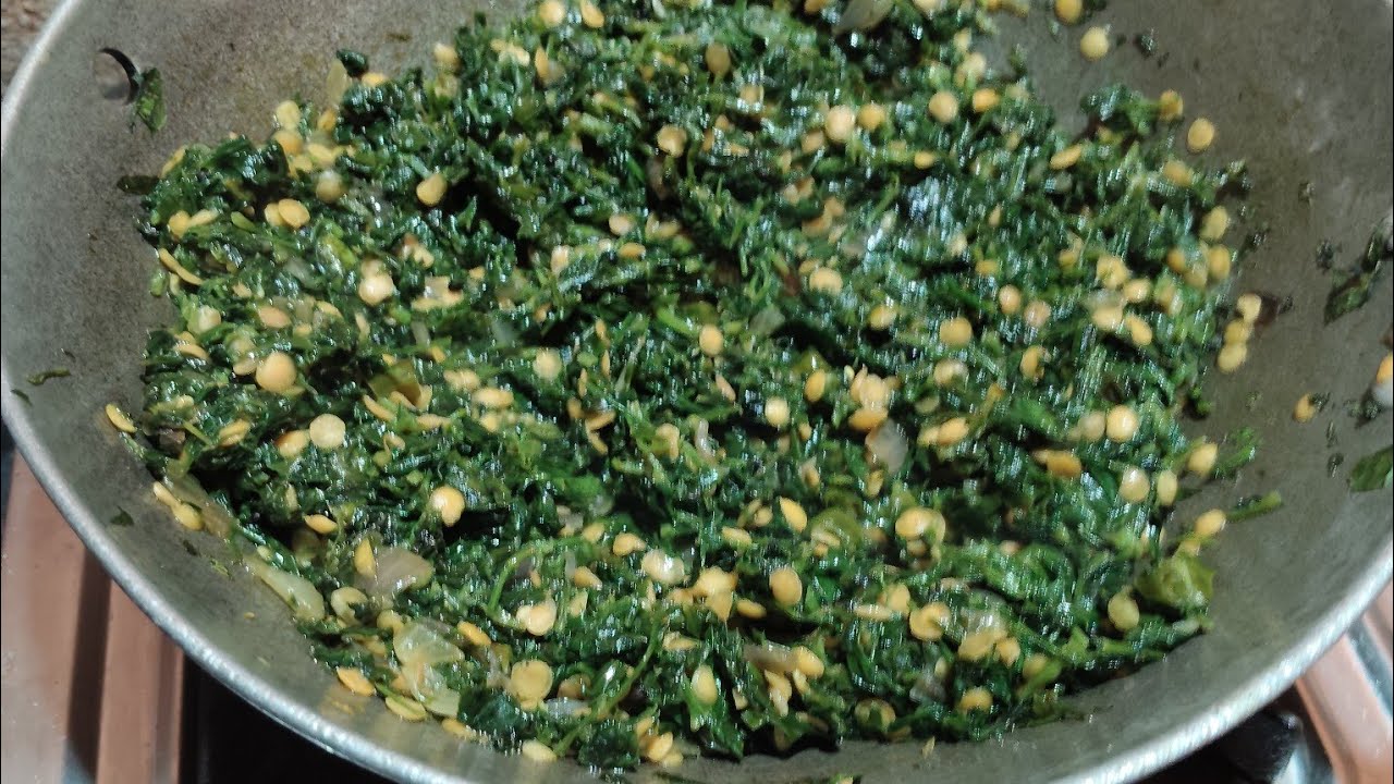 Recipe video Methi Chi bhaji  Eid Ki Barish Ki Bhari