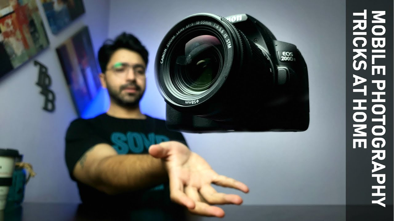 Creative MOBILE PHOTOGRAPHY Tricks at HOME (Hindi)