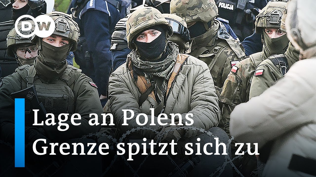 Spannungen an der Grenze zwischen Polen und Belarus verschärfen sich | DW Nachrichten