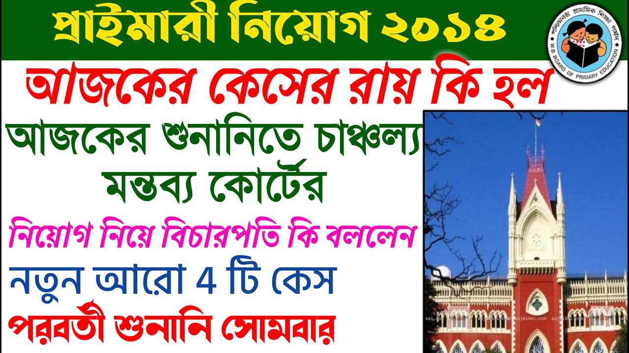 Primary Tet News today | WB primary Teacher Recruitment Update | Primary Tet Exam 2020 |