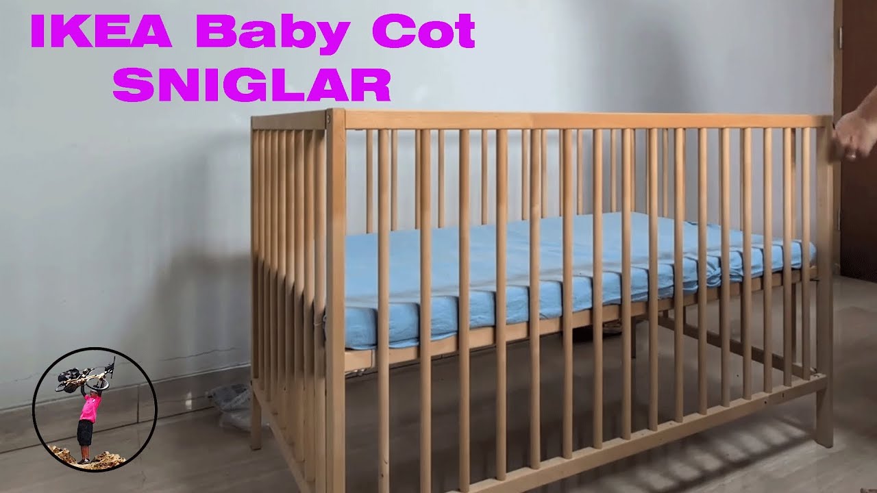 IKEA Baby Cot SNIGLAR - Step by step speed assembling with reverse video effect