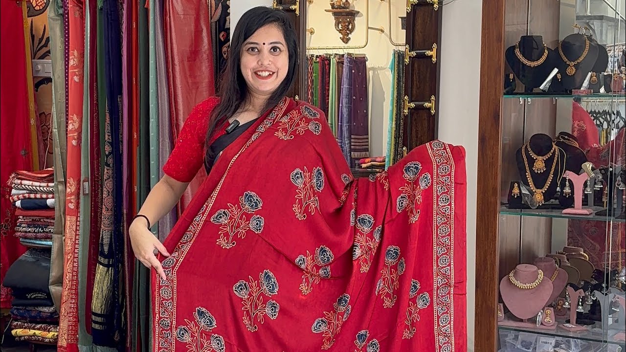 Ajrak Modal Silk Dupatta / Pure / Manufacturing 