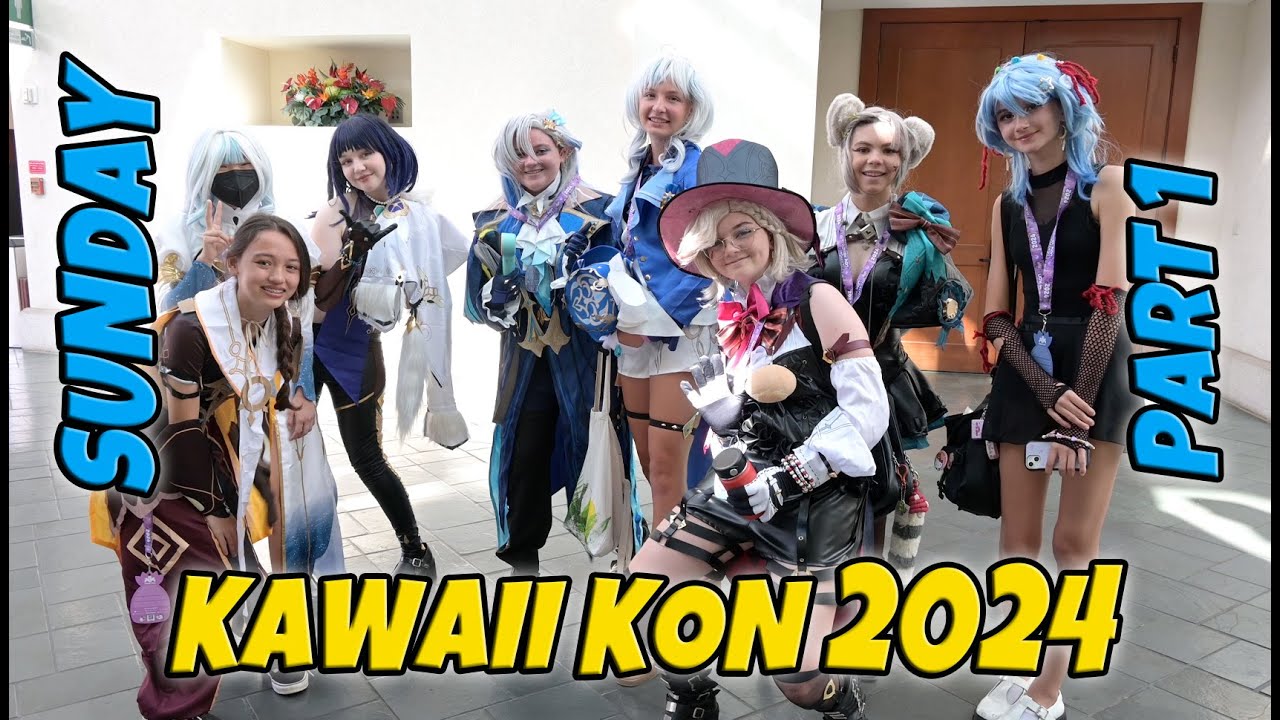 Kawaii Kon 2024 Sunday Part 1 at Hawaii Convention Center March 31, 2024