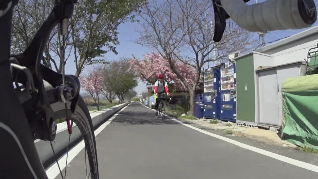 【自転車車載動画】淀川・桂川サイクリングロード　大阪毛馬～京都嵐山 【HDR-AS200V/100V】