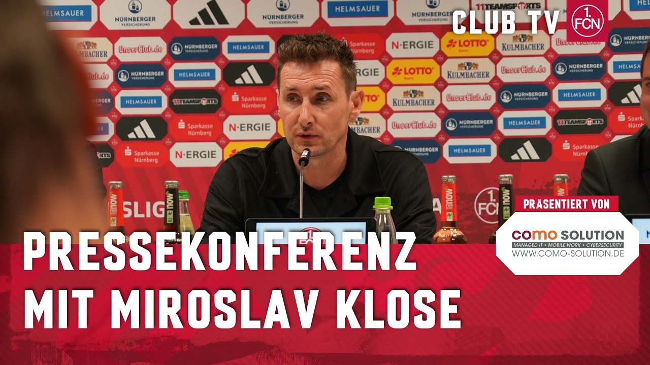 Re-Live: Die Vorstellungs-PK von Miroslav Klose als neuen Cheftrainer