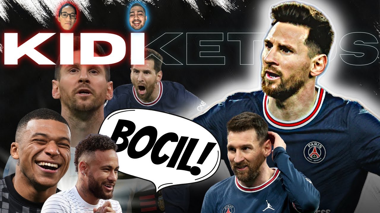 Momen MESSI SI BOCIL PSG Dubbing Bola - Kidiketids