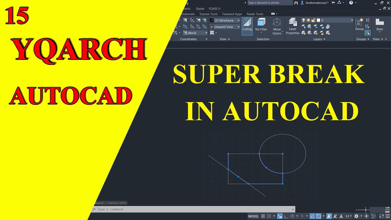 SUPER BREAK IN AUTOCAD