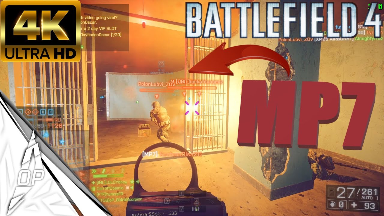 BF4 THE FORGOTTEN WEAPONS EP.12 [MP7] _ BATTLEFIELD 4 PC GAMEPLAY [4K 60FPS][NO COMMENTARY]