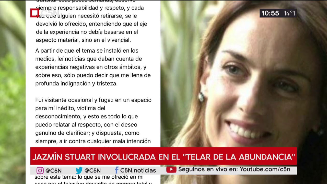 Jazm&iacute;n Stuart involucrada en el 