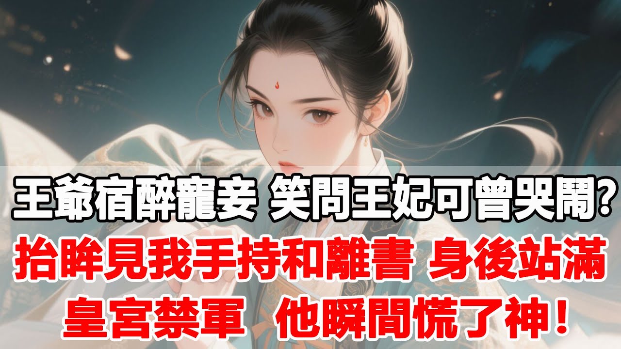 【完結爽文】王爺宿醉寵妾，笑問王妃可曾哭鬧？抬眸見我手持和離書，禁軍列隊相隨，他瞬間慌了神！# 古言 #追妻火葬場#逆襲 #小說
