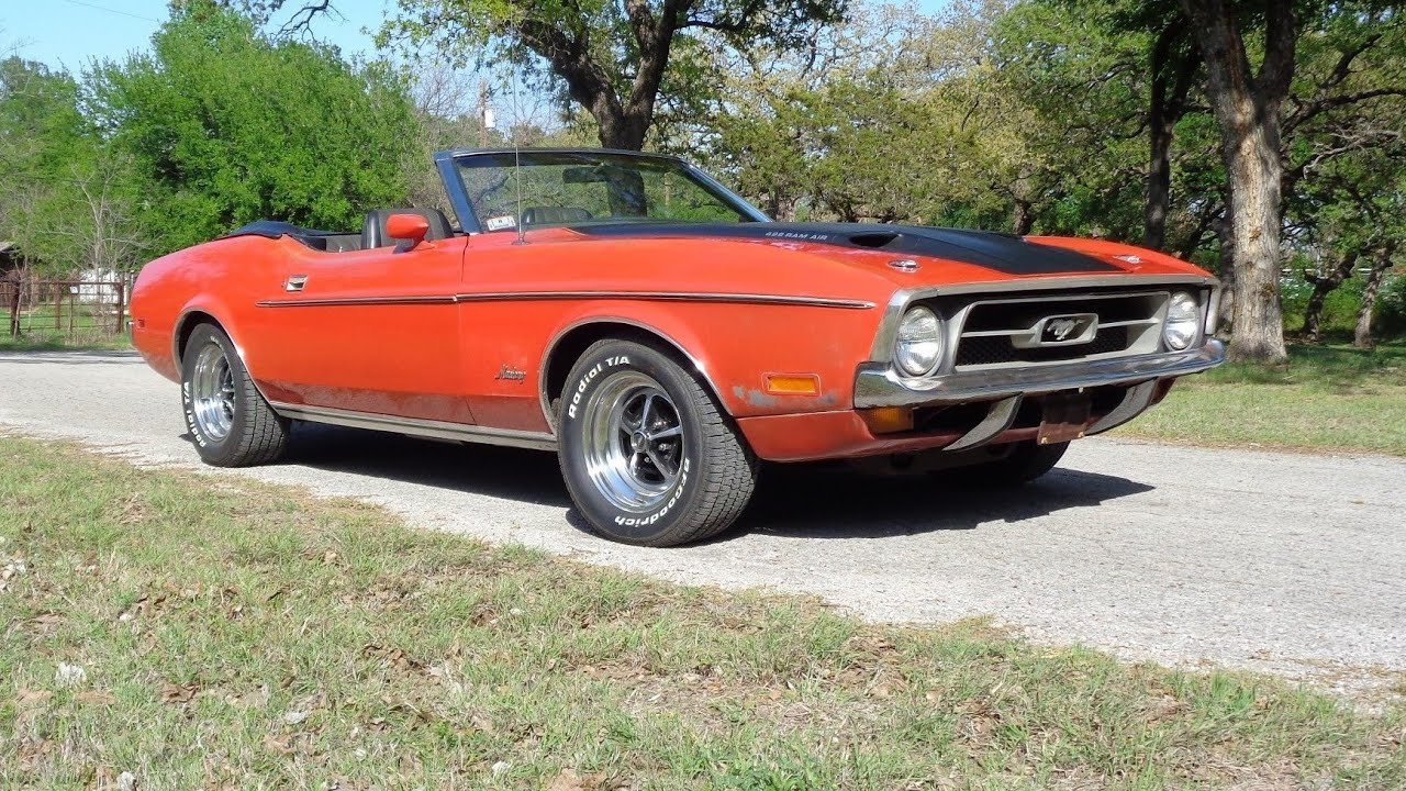 Survivor 1971 Ford Mustang Convertible 429 Cobra Jet 4 Speed & Ride My Car Story with Lou Costabile