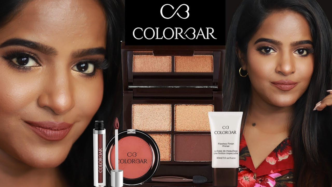 தமிழில்-COLORBAR ONE BRAND MAKEUP TESTING🤩TUTORIAL-GONE WRONG☹️(KIND OFF🙈)!!
