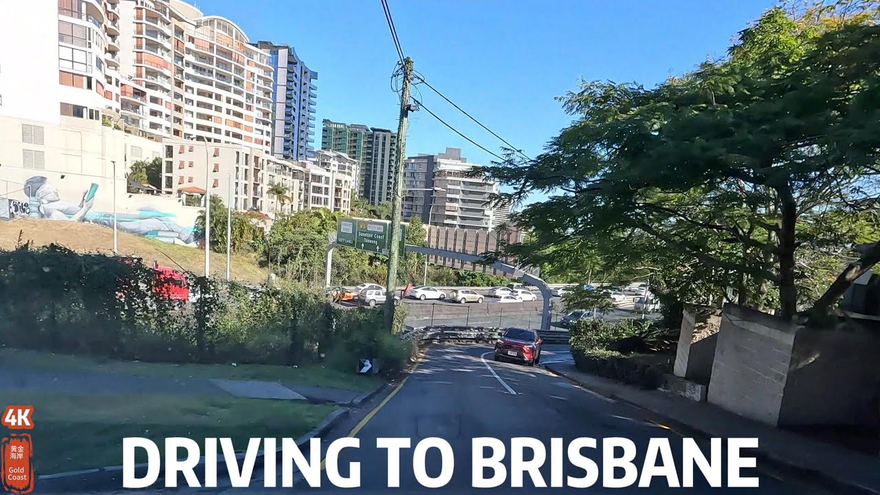 [4k] Driving To Brisbane From Gold Coast Friday 2 August 2024 | Queensland | Australia