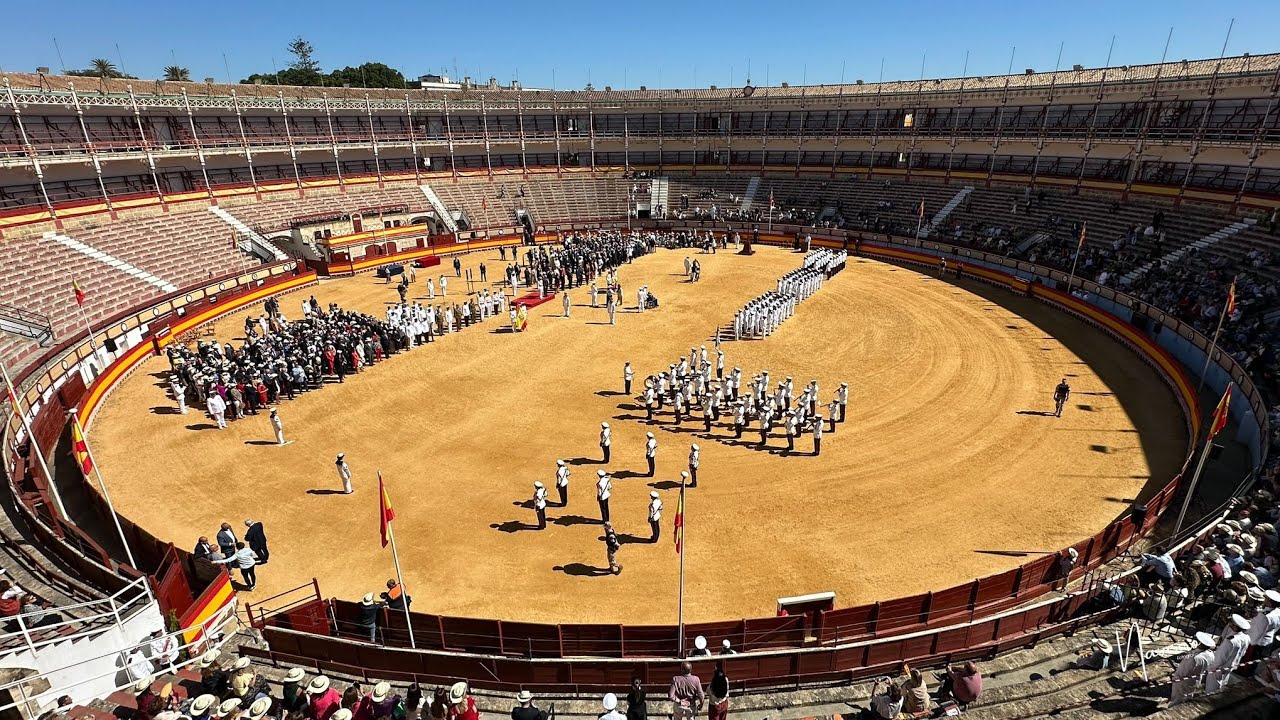 La Real Plaza de Toros de El Puerto alberga la Jura de Bandera civil