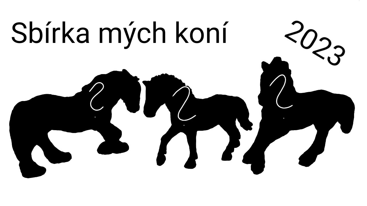 Sbírka mých Schleich koní 2023