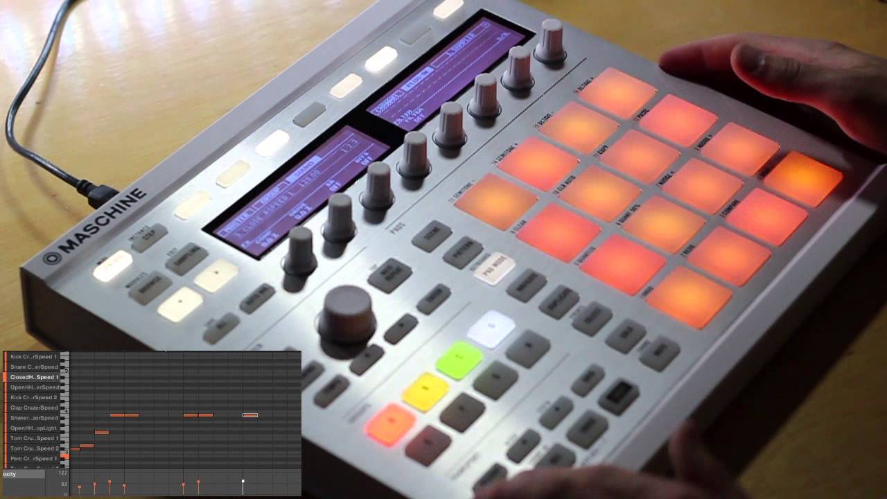 NI Maschine tutorial - Hardware Step Sequencer
