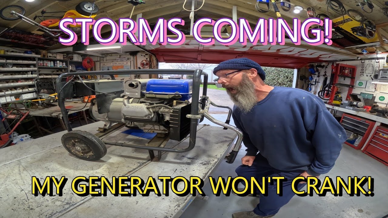 Generator Won't Crank After Sitting? Stale Fuel!