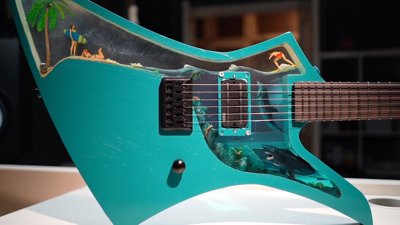 Как сделать гитару? Making a diorama guitar Sea Kelly (Full Build) | HANDMADE GUITAR DIY
