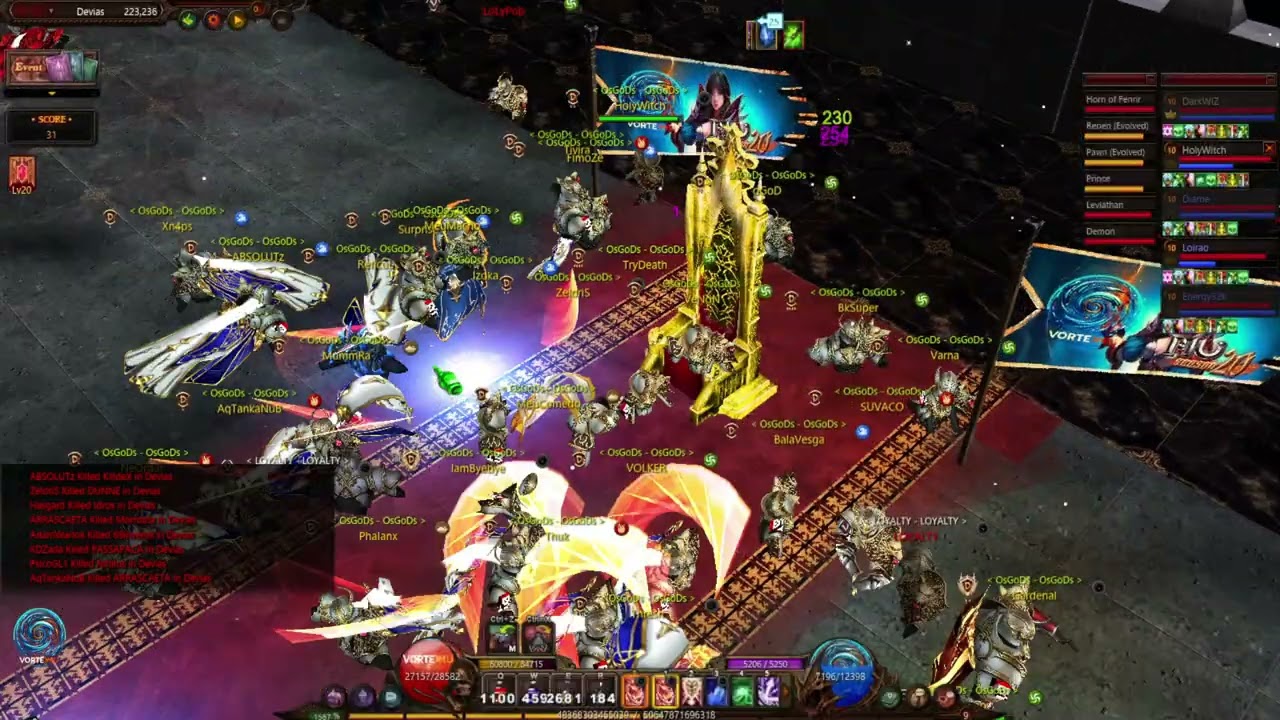 Ice Wind Valley PVP  (8-07-25) (GoDs vs LOYALTY vs BADBOYS ) - VortexMU.net Season 20 1.3