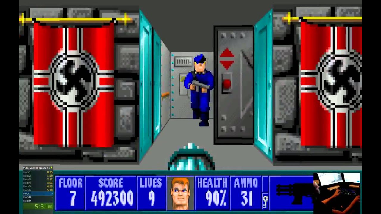 Wolfenstein 3d (ECWolf) Episode2 in 7:31