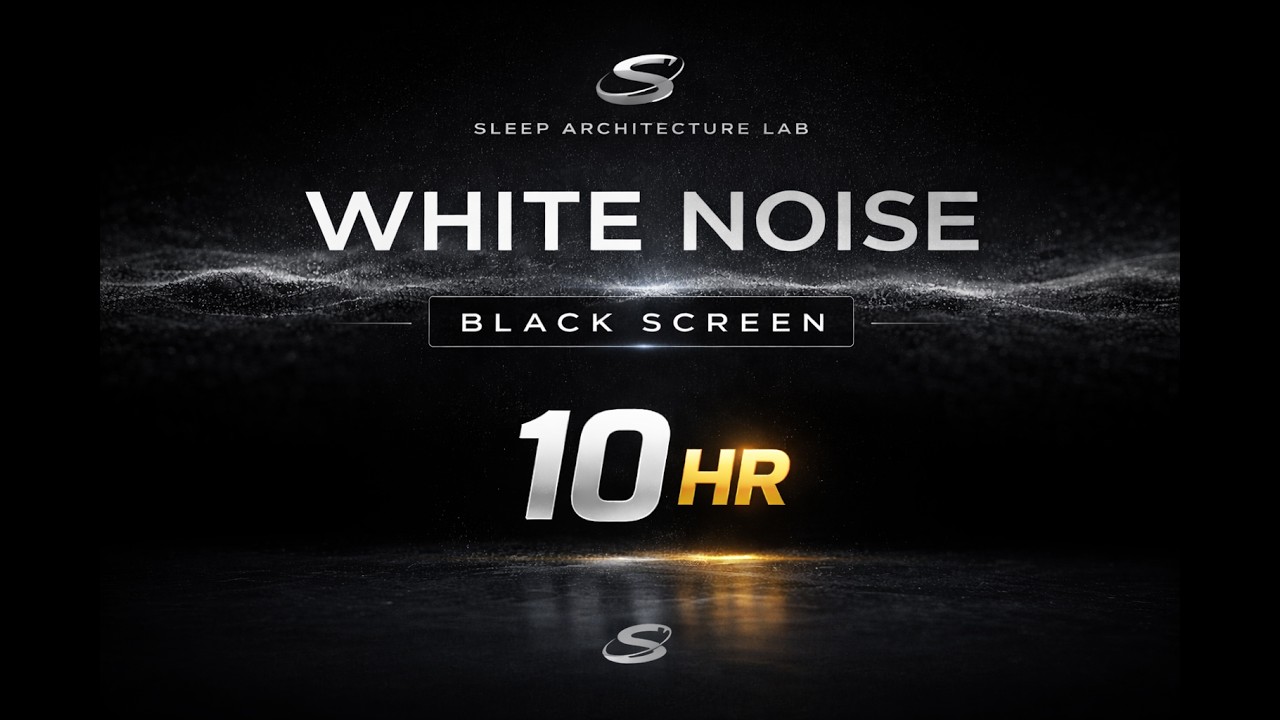 White Noise for Deep Sleep (10 Hours) | Black Screen After 1 Minute