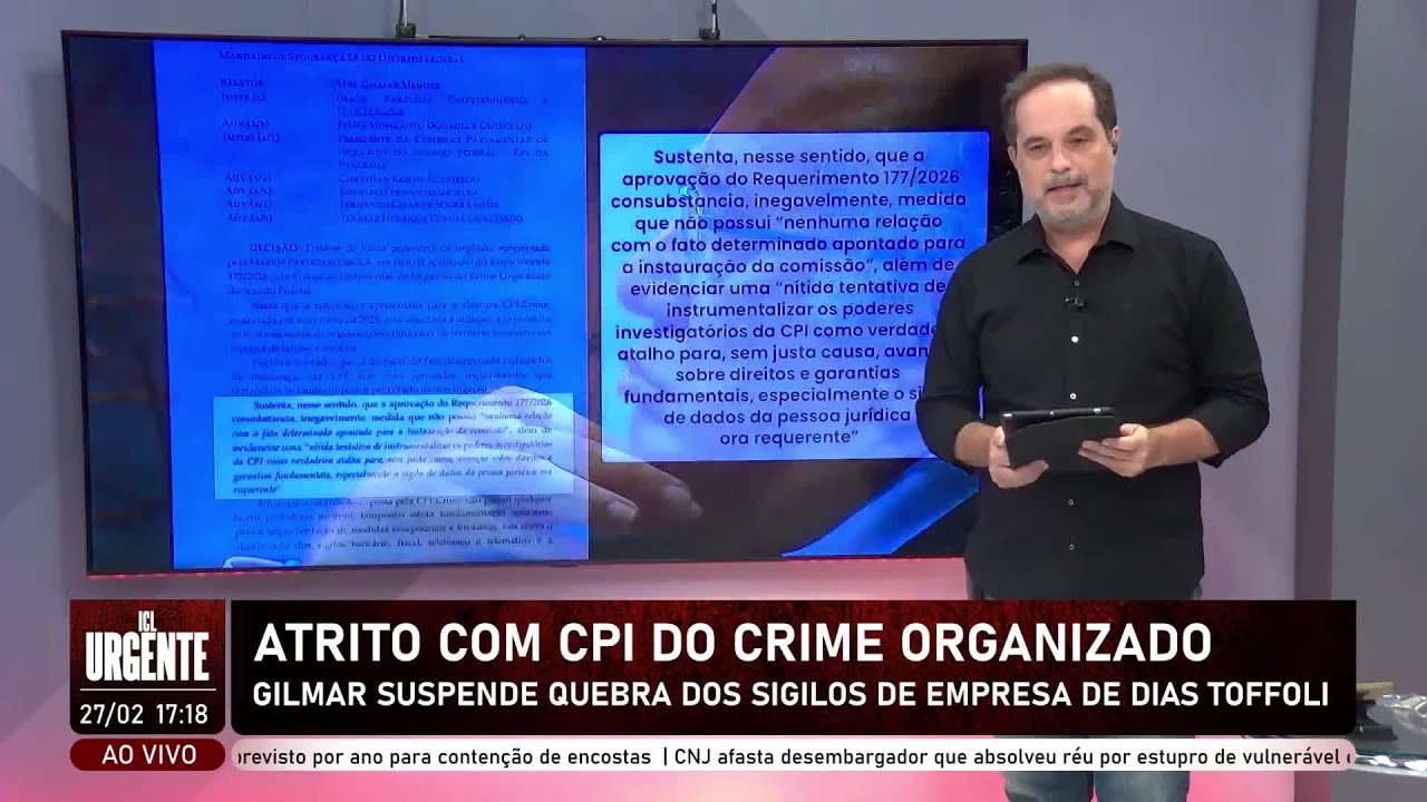 Gilmar Mendes impede quebras de sigilo da empresa Maridt; decis&atilde;o protege Dias Toffoli e seus irm&atilde;os
