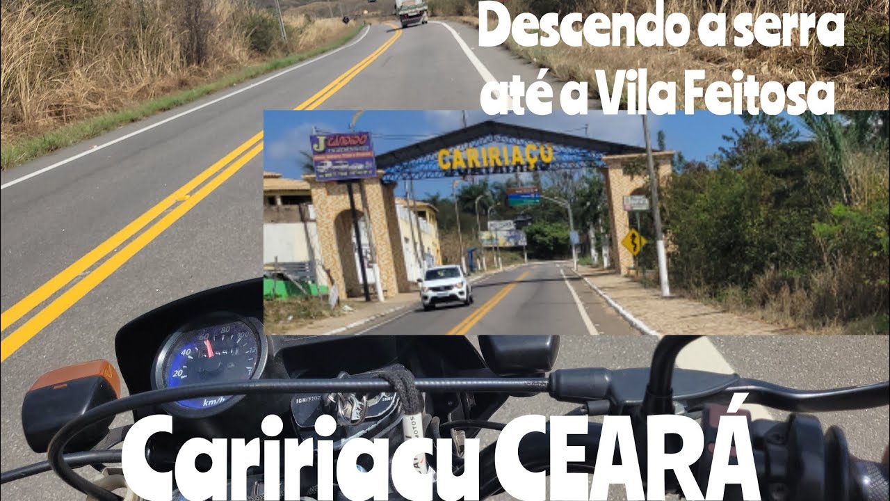 Caririaçu Ceará Centro e descendo a serra até a Vila Feitosa