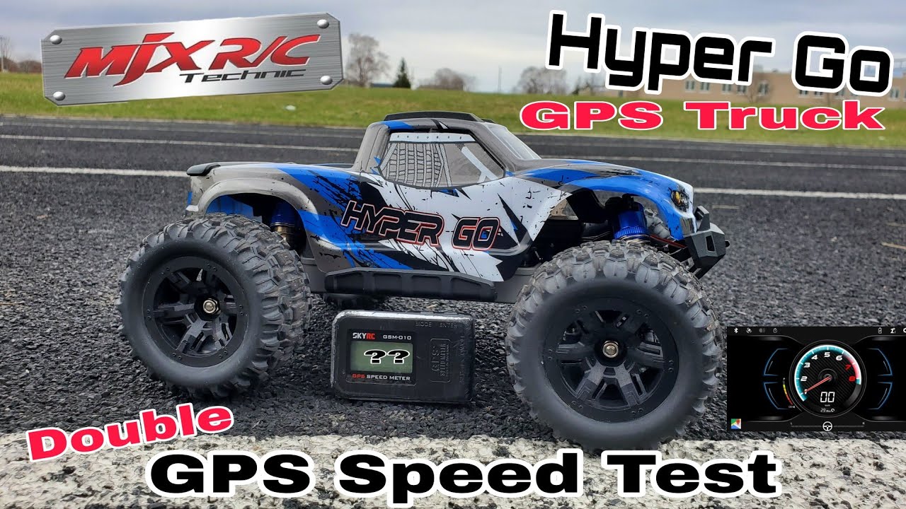 Mjx Hyper Go RC Truck - Double GPS Speed Test