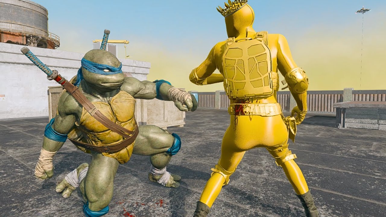 COD Ninja Turtles LEONARDO With Execution Compilation - Call Of Duty  Finishing Moves