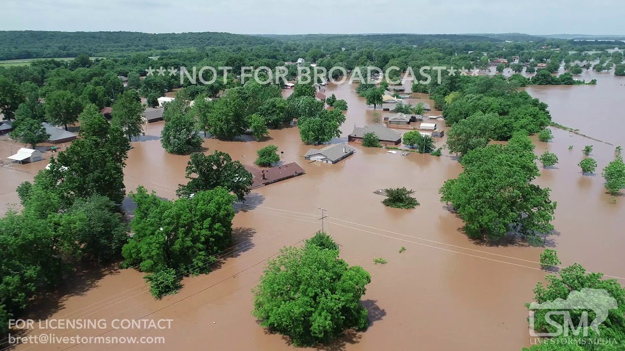 5-28-19 Sand Springs, Oklahoma - Arkansas River Flooding