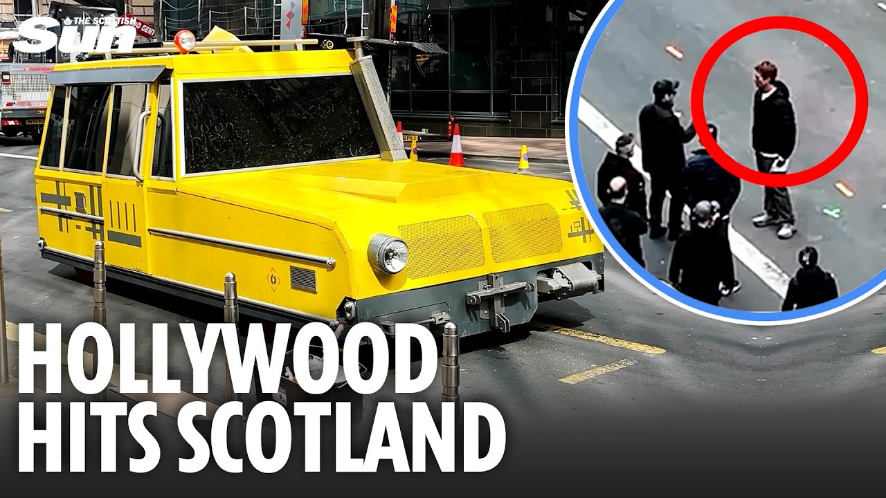 Glasgow streets turn into a movie scene!