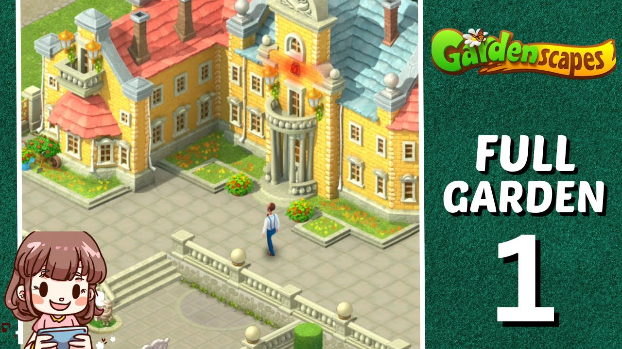 Gardenscapes Full Story Gameplay | Complete Garden Tour 🌳🏡
