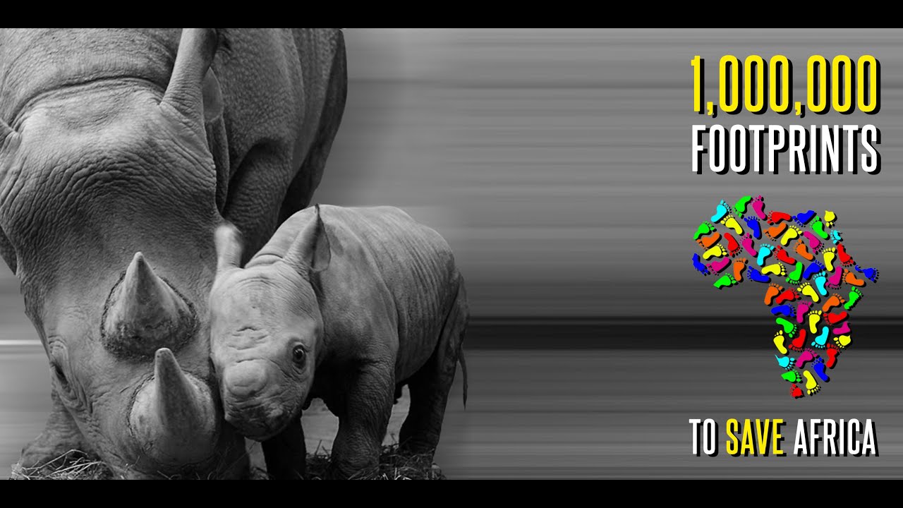 1,000,000 Foot Prints To Save Africa - A Children4Conservation and One More Generation campaign