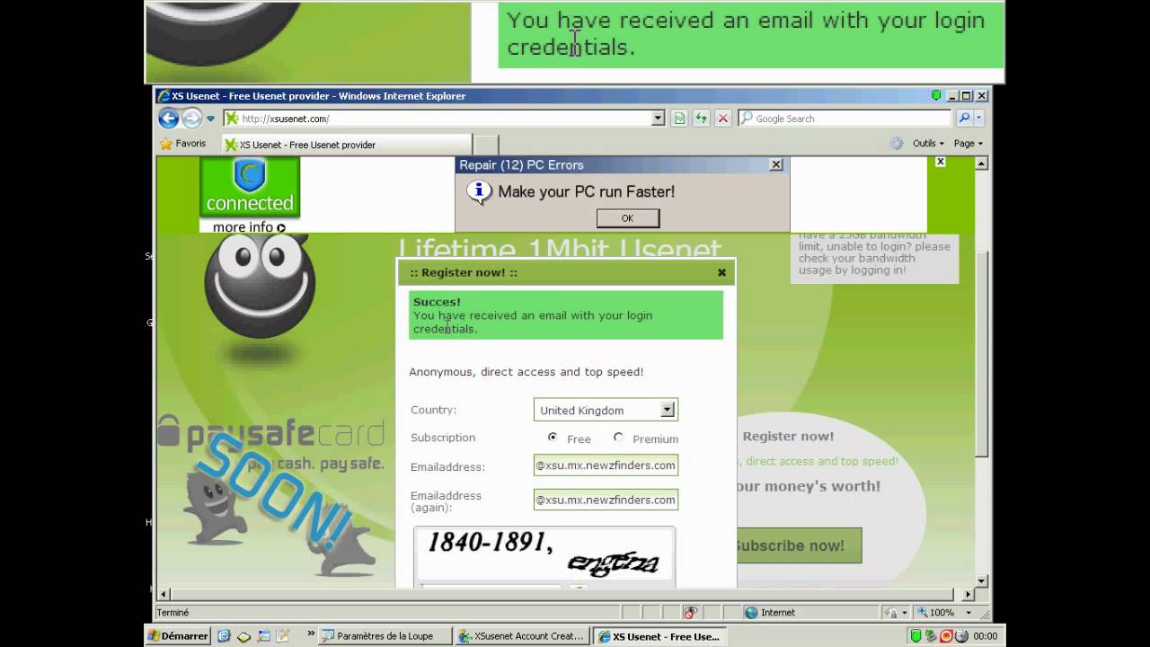 Tutoriel XSusenet Account Creator 1.0.0