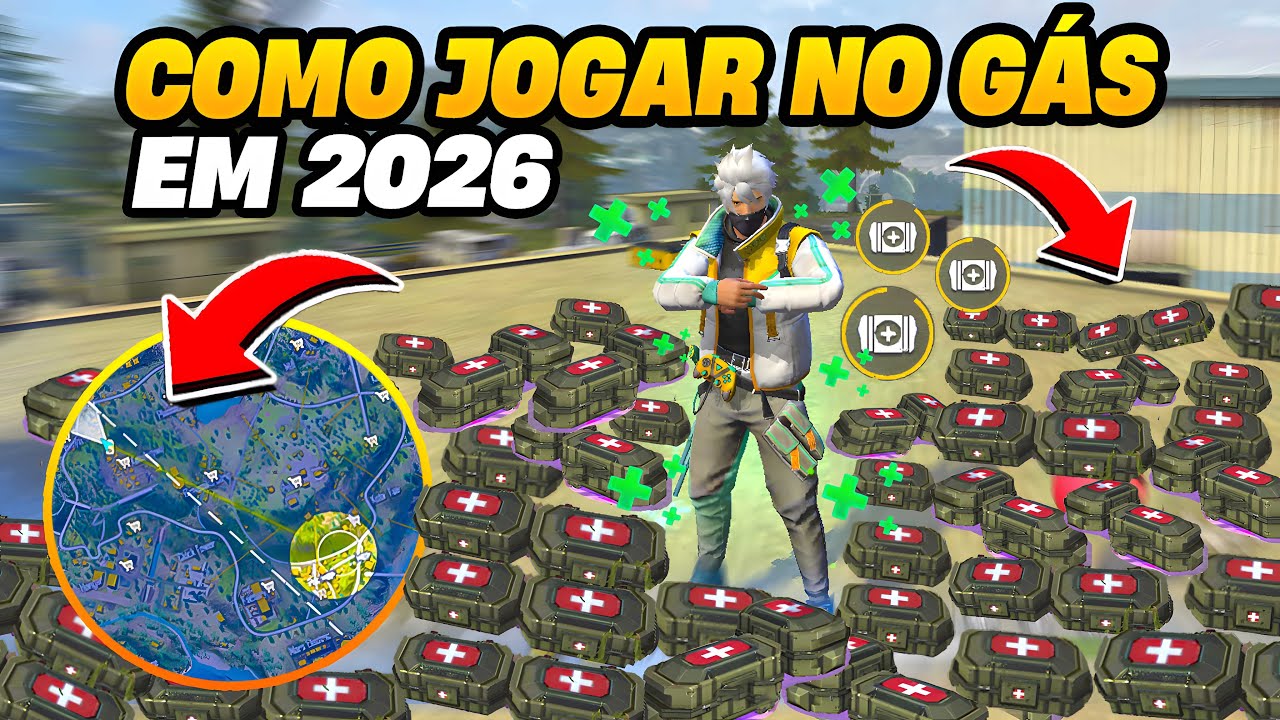 COMO FAZER A TÁTICA DO GÁS EM 2026 (ATUALIZADO, PASSO A PASSO) NO FREE FIRE