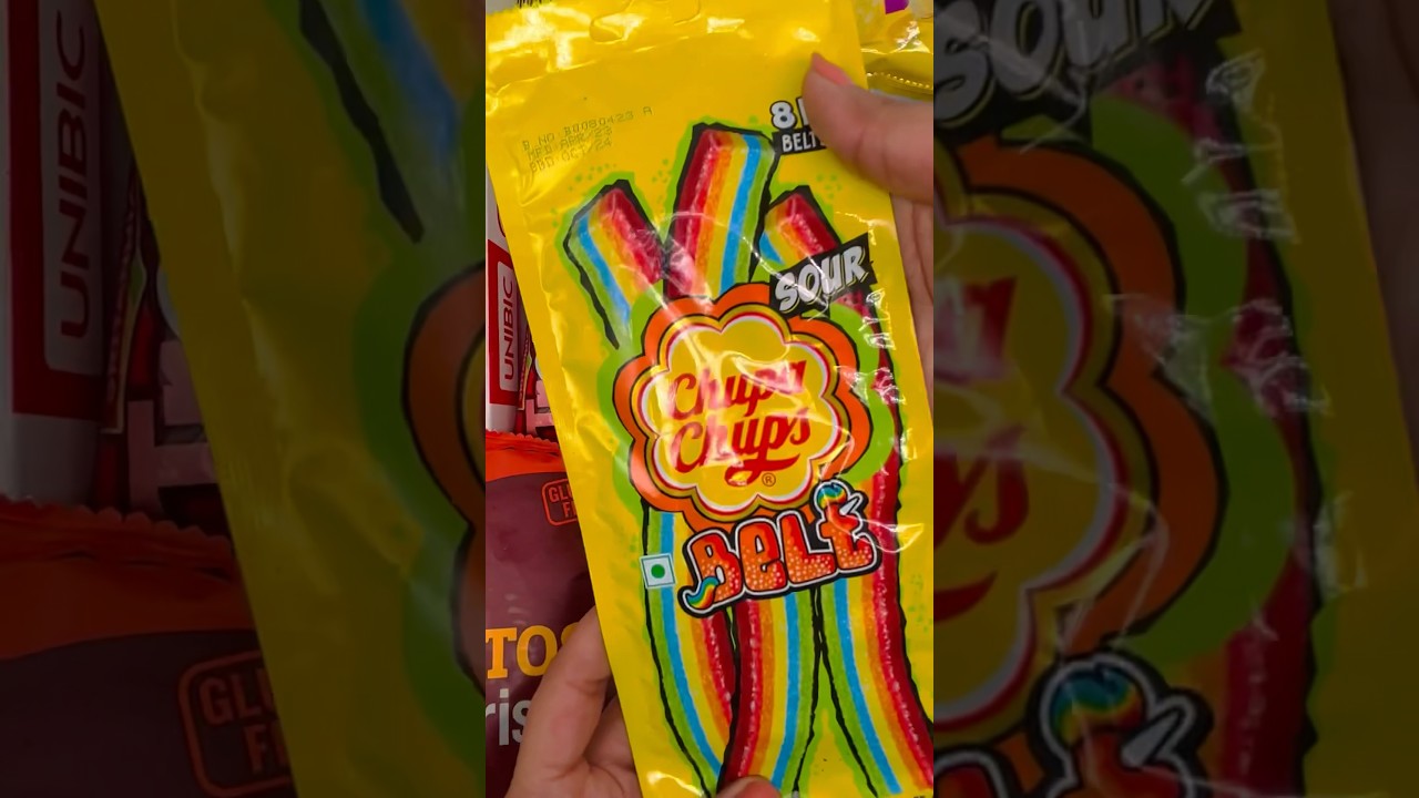 Opening Chupa Chups Sour Belt - Soft & Chewy Candy Review #opening #candy #shorts