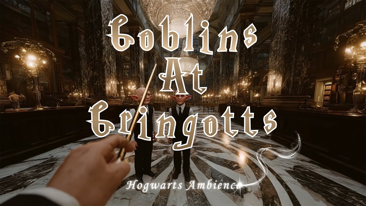 Gringotts Bank Ambience 🏛 Harry Potter Journey & ASMR