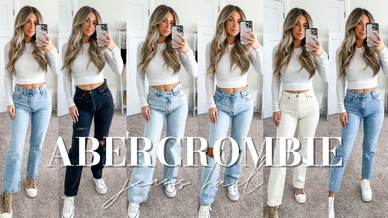 Abercrombie Denim Haul | Abercrombie Jeans Try-On Haul & Review!