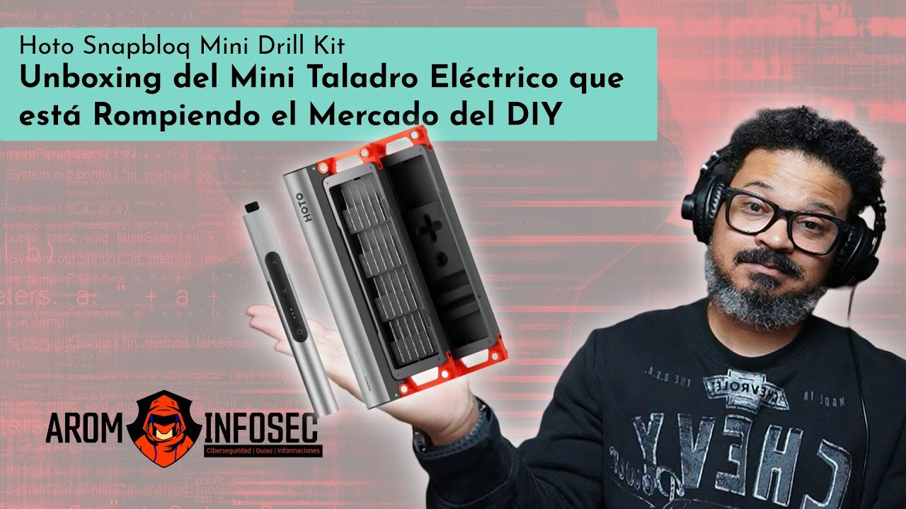 HOTO Mini Drill SNAPBLOQ: Unboxing y Primeras Impresiones de la Mejor Herramienta de Precisión