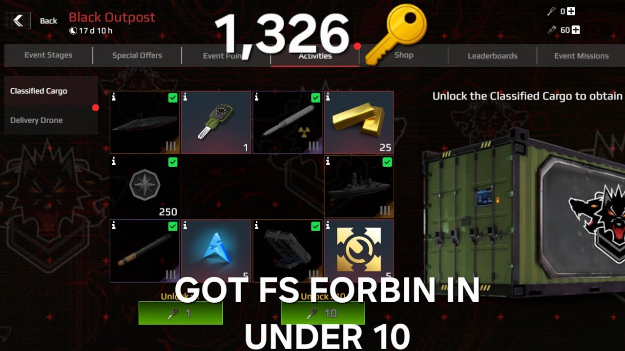 BLACK OUTPOST Modern Warships 