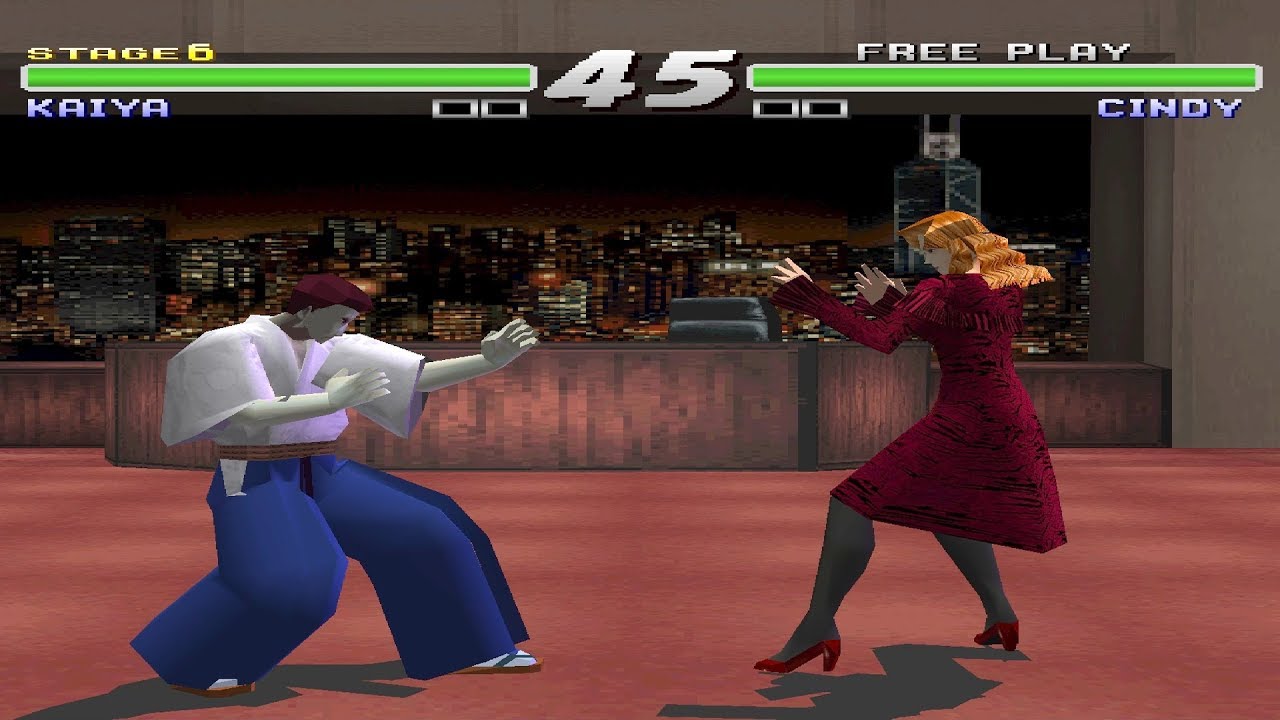 Kensei: Sacred Fist [PS1] - play as Kaiya Tsubaki