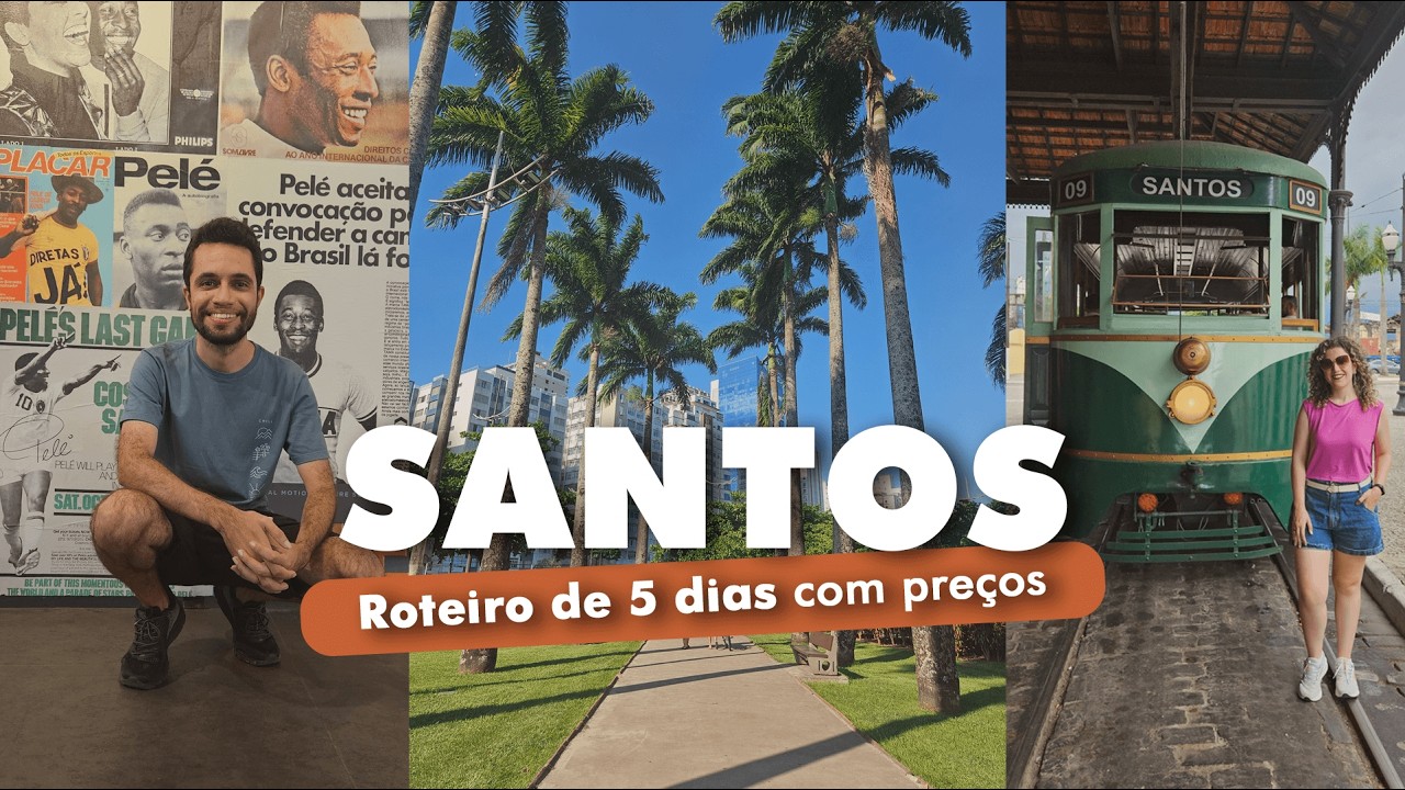 O QUE FAZER EM SANTOS? | Roteiro de 5 dias COM PRE&Ccedil;OS pela cidade