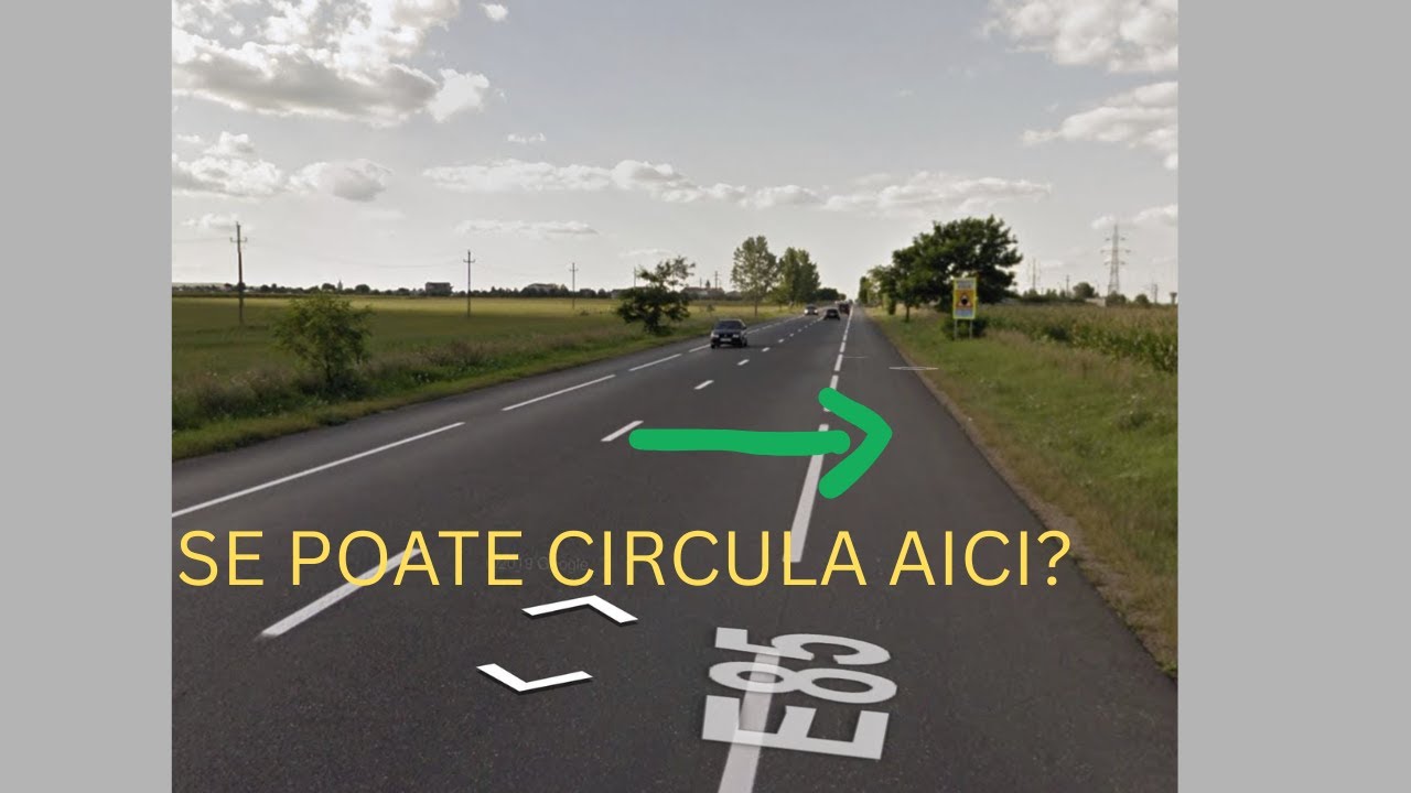Circulatia pe E85 : adevarul despre banda principala si acostamentul consolidat