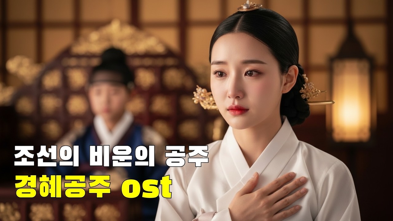 조선 비운의 공주 문종의 누나인 경혜공주의 찢어지는 고통과 슬픔..경혜공주 OST