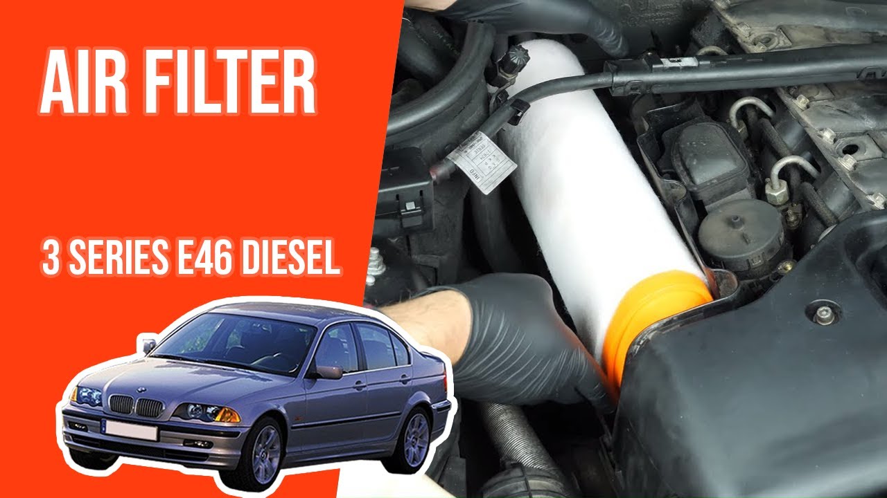 How to replace the air filter BMW 320d E46 💨