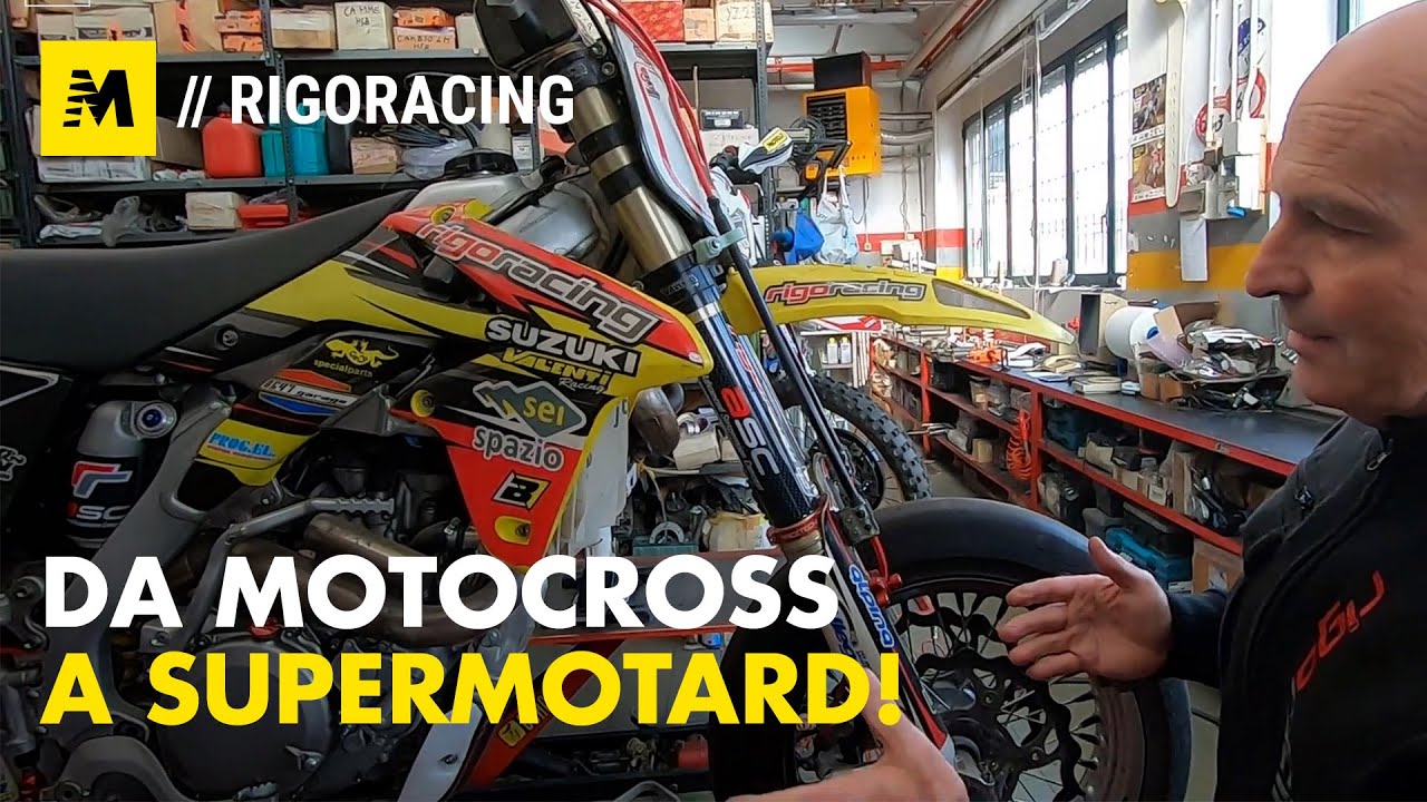 Come si trasforma la moto da cross in una supermotard da paura. Il tutorial di RigoRacing