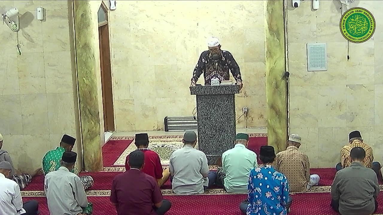 kajiyan subuh masjid darussalam blimbing bersama .ustadz . muttaqin ....