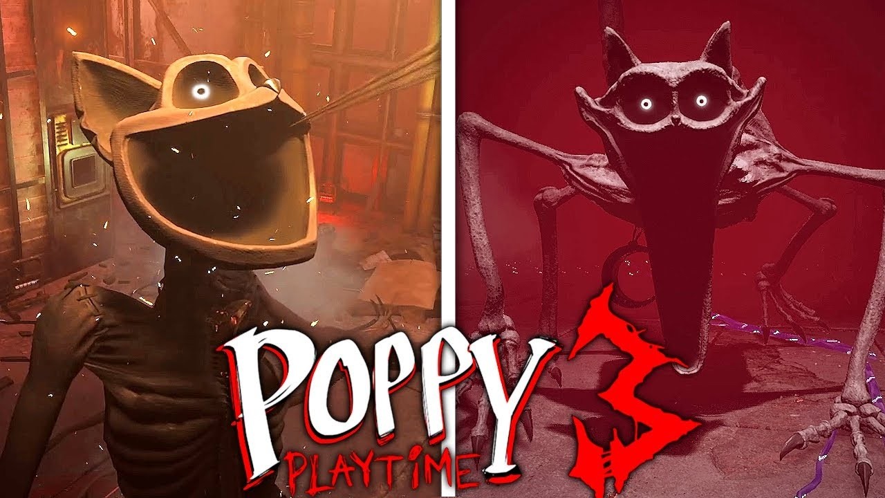 Poppy Playtime: Chapter 3 - CatNap Final Boss Fight + Ending (4K) #poppyplaytime #bossfight