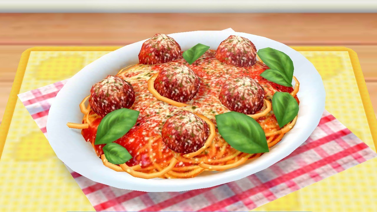 Cooking Mama | Spaghetti & Meatballs
